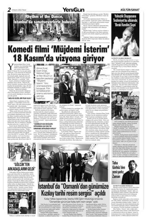 Yeni Gün Gazetesi Wolfoki - Okan Aksoy